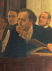 Michal Kleopas Oginski (1765-1833), Frederic Chopin (1810-49) og Stanislaw Moniuszko (1819-72), fra Slavonic Composers, 1890